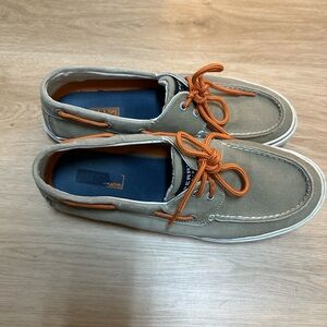 Sperry’s Tan with Orange Laces - Size 11.5